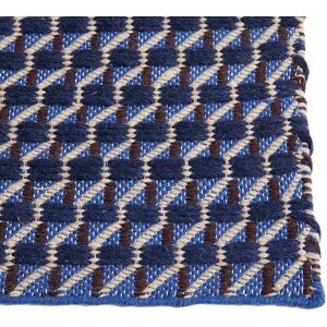 HAY Channel Rug 50x80 cm - Blue/White