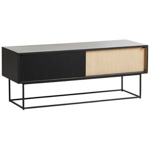 Woud Virka Sideboard Low 47 x 120 cm - Sort Metal / Eg