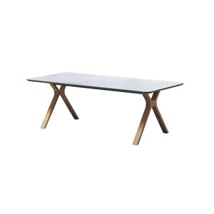 Andersen Furniture Space Udtræksbord, 220x95x74 cm - Eg/Hvid laminat