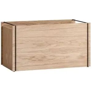 Moebe Storage Box 60x31 cm - Oak / Black Steel