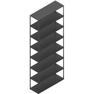 HAY New Order Comb. 701 - 8 Layers/W. Wall Safety Bracket 250,5x100cm - Charcoal