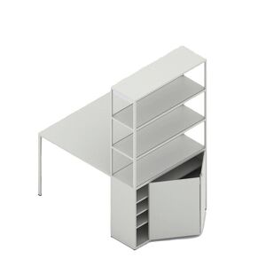 HAY New Order Comb. 401 - Incl. 1 Table 1 Door/W. Floor Safety Bracket 179,9x100cm - Light Grey
