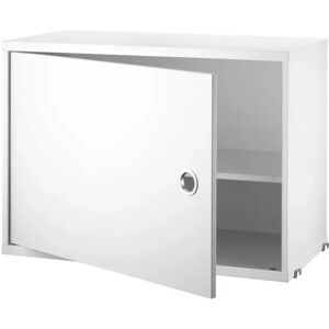 String Furniture Cabinet W. Swing Door 58x42 cm - White