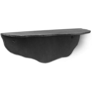 Ferm Living Fracture Shelf 15x40,7 cm - Blackened Aluminium