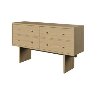 GUBI Private Sideboard 160x45 cm - Light Stained Oak Veneer