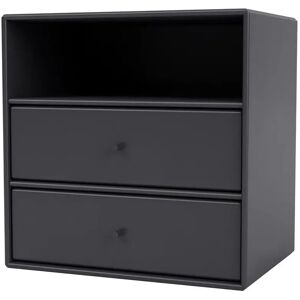 Montana Mini 1006 Modul med 2 Skuffer 35x35 cm - 04 Anthracite