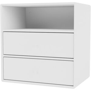 Montana Mini 1006 Modul med 2 Skuffer 35x35 cm - 101 New White