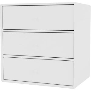 Montana Mini 1007 Modul med 3 Skuffer 35x35 cm - 101 New White