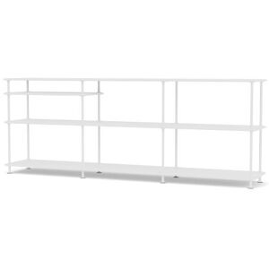 Montana Free 222100 Reol med Indskudt Hylde 203,4x75,8cm - 101 New White