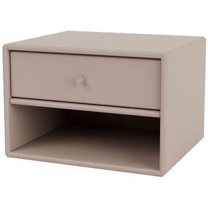 Montana Selection Dash Sengebord med ophængsbeslag 35,4x24x30 cm - 137 Mushroom