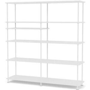 Montana Free 440100 Reol med Indskudt Hylde 138,4x144 cm - 101 New White