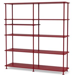 Montana Free 440100 Reol med Indskudt Hylde 138,4x144 cm - 165 Beetroot