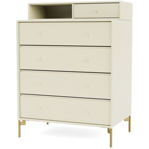 Montana Selection Keep Kommode med ben 69,6x82,2x46,8 cm - 150 Vanilla / Brass