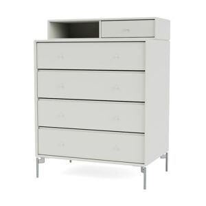 Montana Selection Keep Kommode med ben 69,6x82,2x46,8 cm - 09 Nordic / Chrome