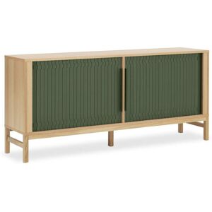 Normann Copenhagen Jalousi Skænk L: 161 cm - Mørkegrøn