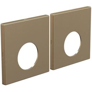 FROST Architectural Hardware Kube 3006 Kaba Dørgrebs Rosette - Børstet Guld