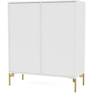 Montana QS Selection 1118 Cover Skab med ben 69,6x69,6x30 cm - 101 New White / Brass