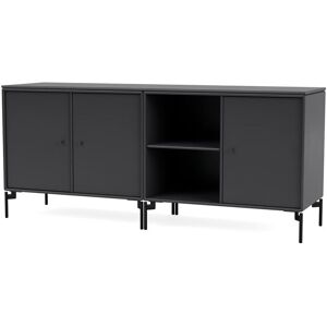 Montana Selection Save Skænk med ben 139,2x46,8x38 cm - 04 Anthracite / Black