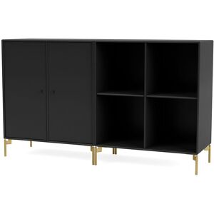 Montana Selection Pair Skænk med ben 139,2x69,6x38 cm - 05 Black / Brass