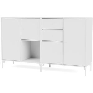 Montana Selection Couple Skænk med ben 139,2x69,6x38 cm - 101 New White / Snow