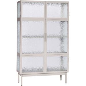 Hübsch Plex Cabinet H: 151 cm - Grey/Glass