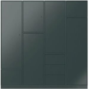 Montana Wardrobe System 03 186,3x190 cm - Black Jade