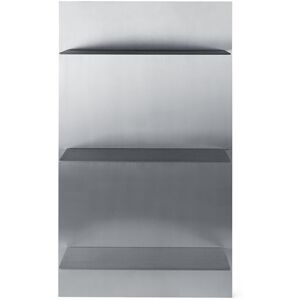 Ferm Living Lager Wall Shelf Triple H: 100 cm - Grey Aluminium