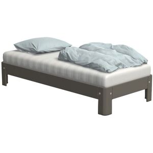 Auping Auronde Sengeramme Lav 90x200 cm - Warm Grey