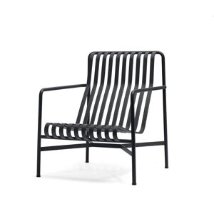 HAY Palissade Lounge Chair High SH: 38 cm - Antrachite