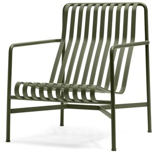 HAY Palissade Lounge Chair High SH: 38 cm - Olive