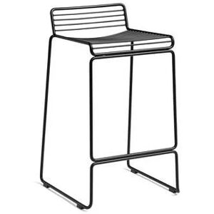 HAY Hee Bar Stool Low 2 Stk SH: 65 cm - Black