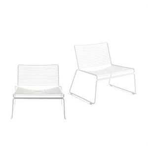 HAY Hee Lounge Chair 2 stk SH: 37 cm - Hvid