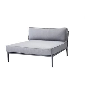 Cane-line Outdoor Conic Daybed Modul L: 120 cm - Light Grey