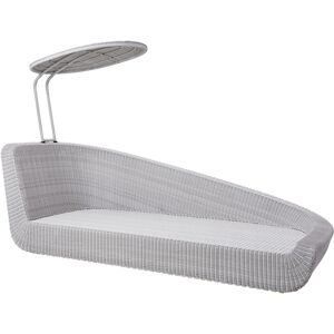 Cane-line Outdoor Savannah Daybed venstre modul - White Grey