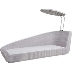 Cane-line Outdoor Savannah Daybed højre modul - White grey