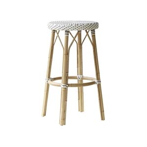 Sika Design Sika-Design Simone Barstol H: 78 cm - White w. Cappuchino Dot