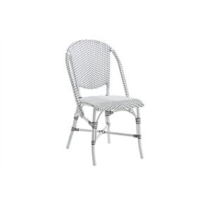 Sika Design Sika-Design Sofie Exterior Cafestol SH: 45 cm - White W. Cappuchino Dot