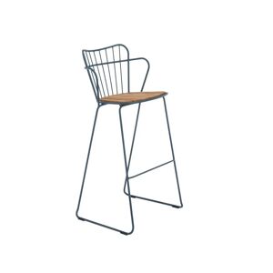 HOUE Paon Bar Stool SH: 78 cm - Midnight Blue