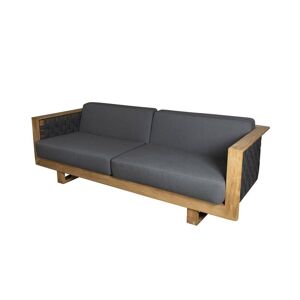 Cane-line Outdoor Angle 3 Pers. Havesofa m. Hynder L: 220 cm - Teak/Grey