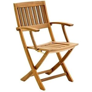 Kircodan Furniture Kircodan Caprino Klapstol Med Armlæn SH: 44 cm - Teak