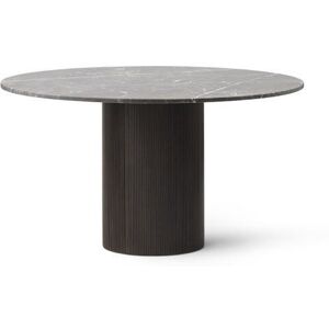 Vipp 494 Cabin Round Table Ø: 130 cm - Dark Oak / Grey Marble