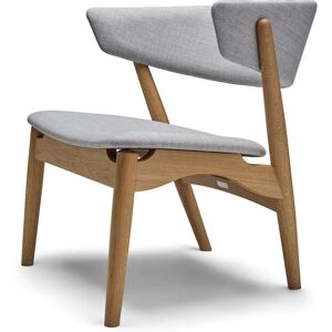 Sibast Furniture No 7 Lounge Chair Full Upholstered SH: 35 cm - Natural Oiled Oak / Remix 123