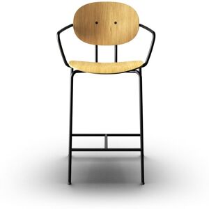 Sibast Furniture Piet Hein Bar Chair w. Armrest SH: 65 cm - Oil Oak