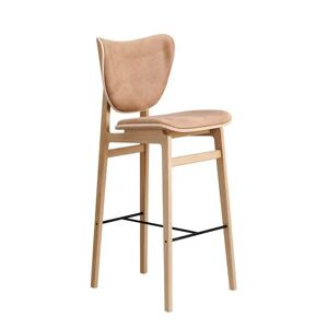 NORR11 Elephant Bar Chair SH: 65 cm - Natural Oak/Dunes Camel 21004