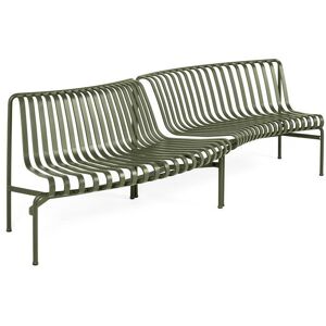 HAY Palissade Park Dining Bench In-Out Starter Set/Set Of 2 L: 283 cm - Olive