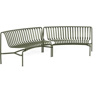 HAY Palissade Park Dining Bench In-In Starter Set/Set Of 2 L: 295,5 cm - Olive