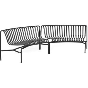 HAY Palissade Park Dining Bench In-In Starter Set/Set Of 2 L: 295,5 cm - Anthracite