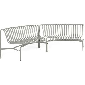 HAY Palissade Park Dining Bench In-In Starter Set/Set Of 2 L: 295,5 cm - Sky Grey