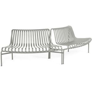 HAY Palissade Park Dining Bench Out-Out Starter Set/Set Of 2 L: 275,5 cm - Sky Grey