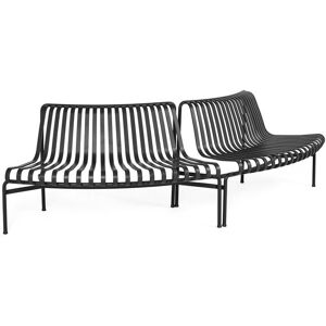 HAY Palissade Park Dining Bench Out-Out Starter Set/Set Of 2 L: 275,5 cm - Anthracite